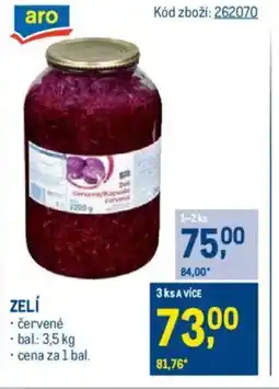 Makro Zelí nabídka