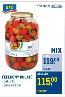 Makro Feferony kulaté nabídka