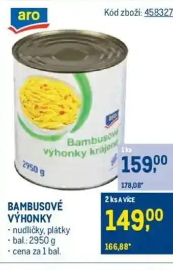 Makro Bambusové výhonky nabídka