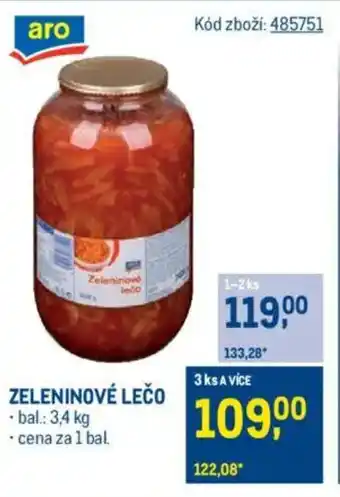 Makro Zeleninové Lečo nabídka