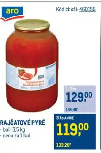 Makro Rajčatové pyré nabídka