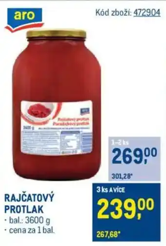 Makro Rajčatový protlak nabídka