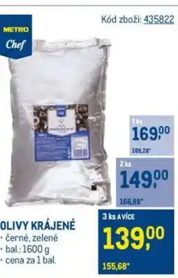 Makro Olivy krájené nabídka