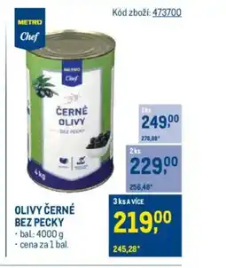 Makro Olivy černé bez pecky nabídka