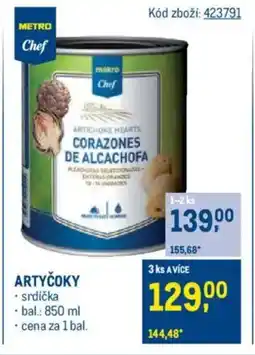 Makro Artyčoky nabídka