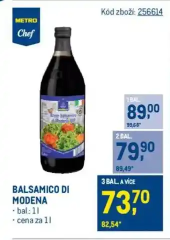 Makro Balsamico di modena nabídka