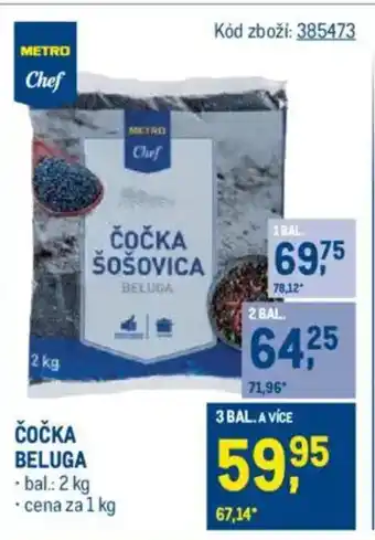 Makro Čočka beluga nabídka