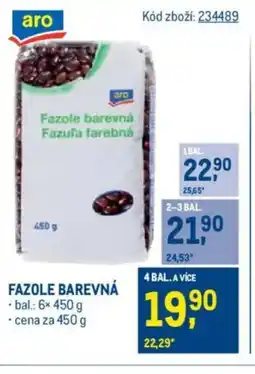 Makro Fazole barevná nabídka