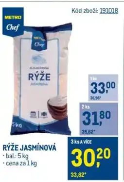 Makro Rýže jasmínová nabídka