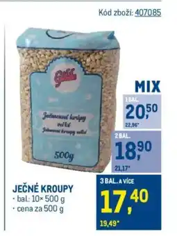 Makro Ječné kroupy nabídka