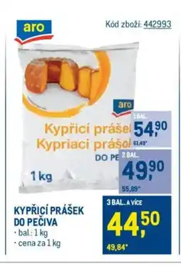 Makro Kypřicí prášek do pečiva nabídka