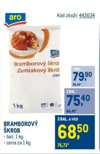 Makro Bramborový škrob nabídka