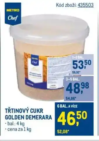 Makro Třtinový cukr golden demerara nabídka