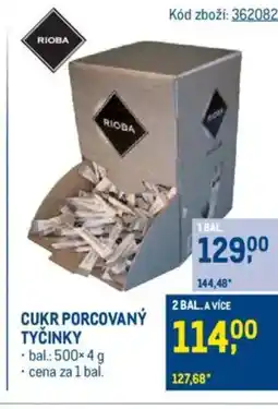 Makro Cukr porcovaný tyčinky nabídka