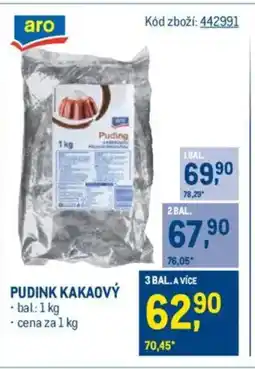 Makro Pudink kakaový nabídka