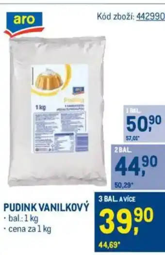 Makro Pudink vanilkový nabídka