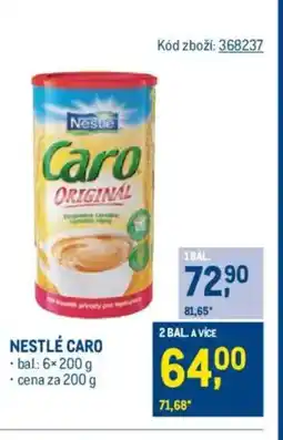 Makro NESTLÉ Caro nabídka