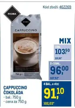 Makro RIOBA Cappuccino čokoláda nabídka