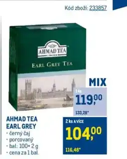 Makro AHMAD TEA Earl grey nabídka