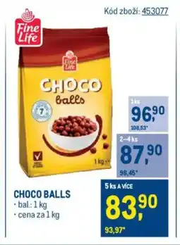 Makro Choco balls nabídka