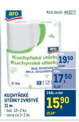 Makro Kuchyňské utěrky 2vrstvé nabídka