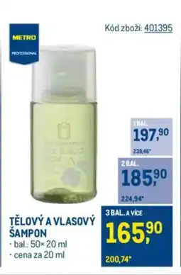 Makro Tělový a vlasový šampon nabídka