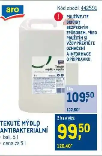 Makro Tekuté mýdlo antibakteriální nabídka