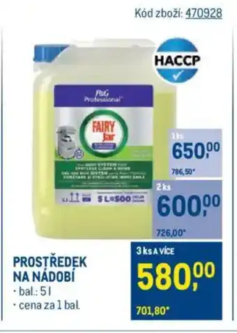 Makro Prostředek na nádobí nabídka