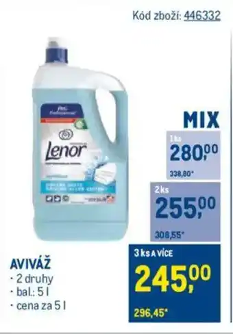 Makro LENOR Aviváž nabídka