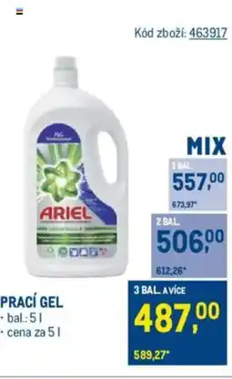 Makro ARIEL Prací gel nabídka