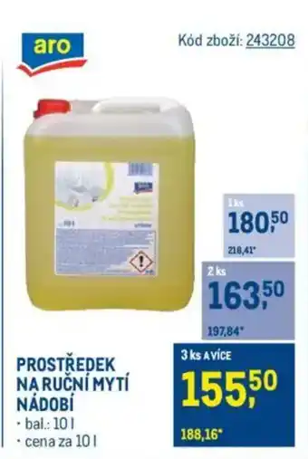 Makro Prostředek na ruční mytí nádobí nabídka