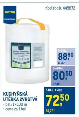 Makro Kuchyňská utěrka zvrstvá nabídka