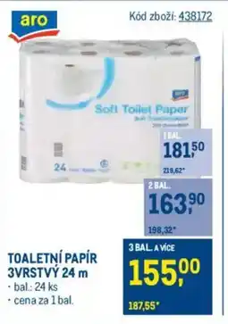 Makro Toaletní papír 3vrstvý nabídka