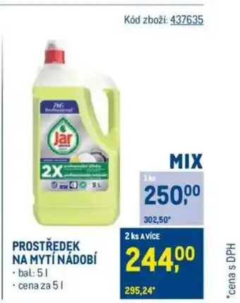 Makro JAR Prostředęk na mytí nádobí nabídka