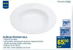 Makro Talíře na těstoviny Anla nabídka