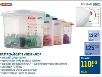 Makro Gastronádoby s víkem HACCP nabídka