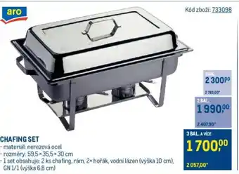 Makro Chafing set nabídka