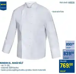 Makro Rondon dl. Rukáv bílý nabídka