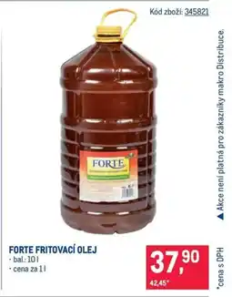 Makro Forte fritovací olej nabídka