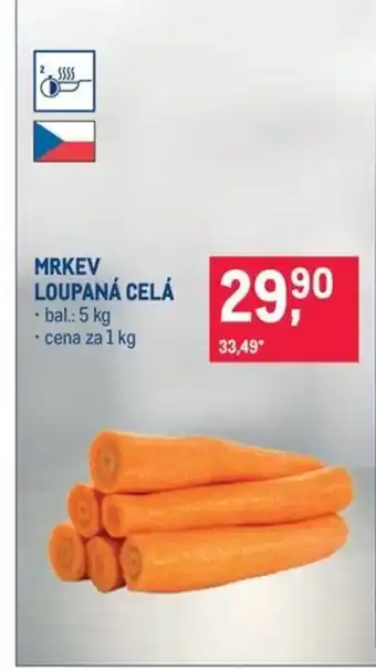 Makro Mrkev loupaná celá nabídka