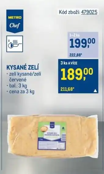 Makro Kysané zelí nabídka