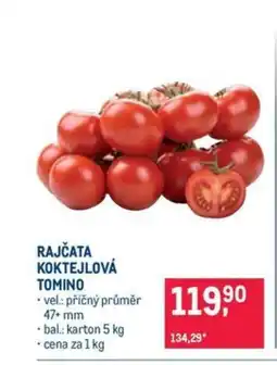 Makro Rajčata koktejlová tomino nabídka