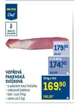 Makro Vepřová panenská svíčková nabídka