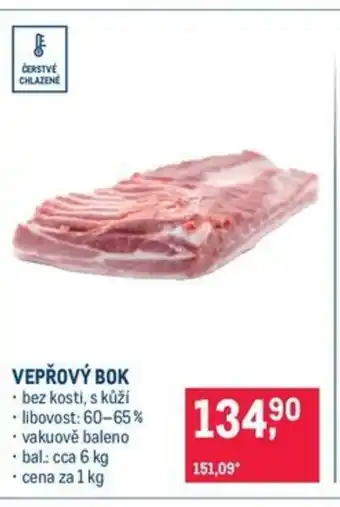 Makro Vepřový bok nabídka