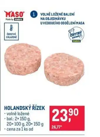 Makro Holandský řízek nabídka