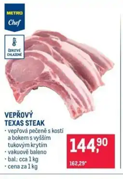 Makro Vepřový texas steak nabídka