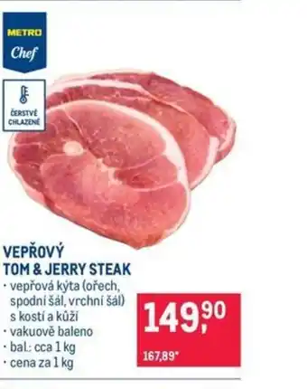 Makro Vepřový Tom & jerry steak nabídka