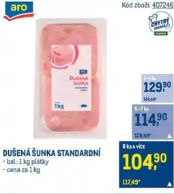 Makro Dušená šunka standardní nabídka