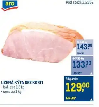 Makro Uzená kýta bez kosti nabídka