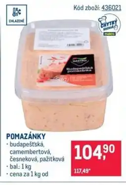 Makro Pomazánky nabídka